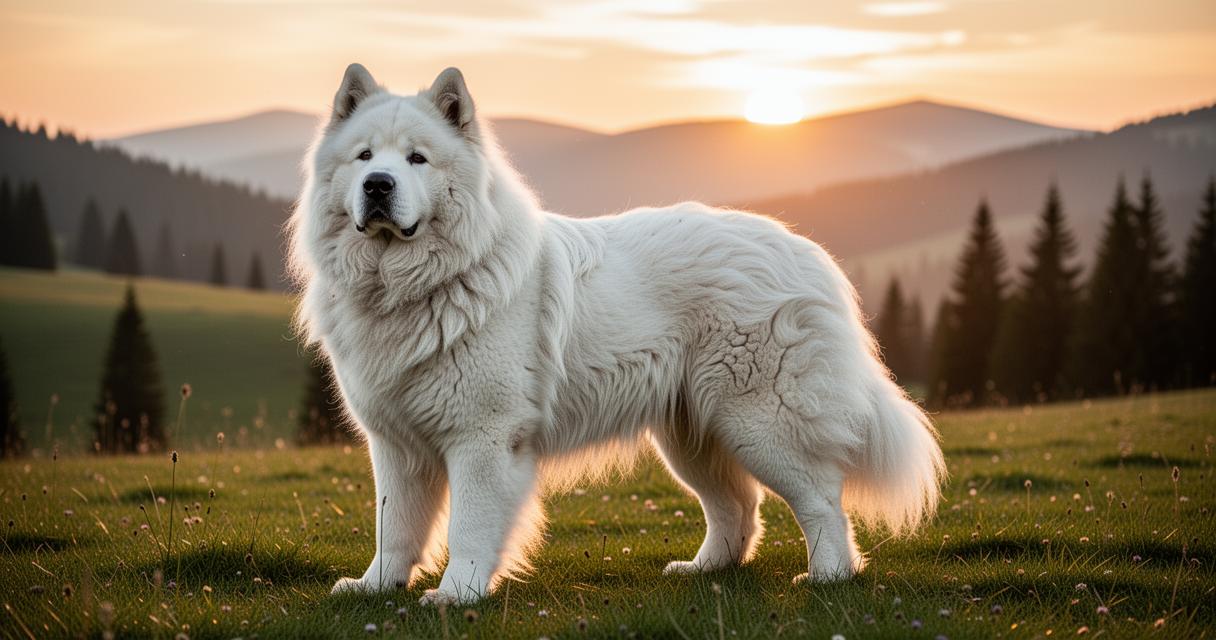La robe blanche du LOVENSKY CUVAC – Chien de Groupe 1(TCHOUVATCH SLOVAQUE) : origine et particularités