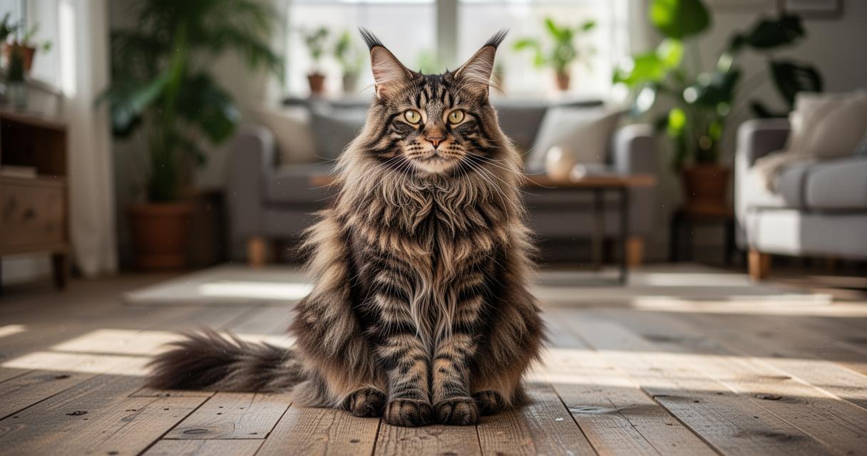 Chat Maine Coon : pourquoi cette race est-elle idéale pour la vie de famille ?